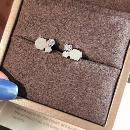 ¡®Glow Jewelry¡¯BEE LOVE SILVER DIAMOND EARRINGS