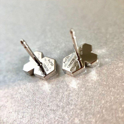 [Glow Jewelry]BEE LOVE SILVER DIAMOND EARRINGS