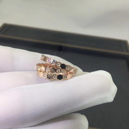[Glow Jewelry]BEE LOVE RING PINK GOLD DIAMOND