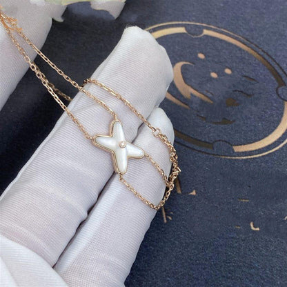 ¡®Glow Jewelry¡¯JEUX BRACELET WHITE MOP PINK GOLD 1 DIAMOND
