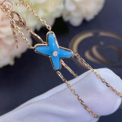 ¡®Glow Jewelry¡¯JEUX BRACELET TURQUOISE PINK GOLD 1 DIAMOND