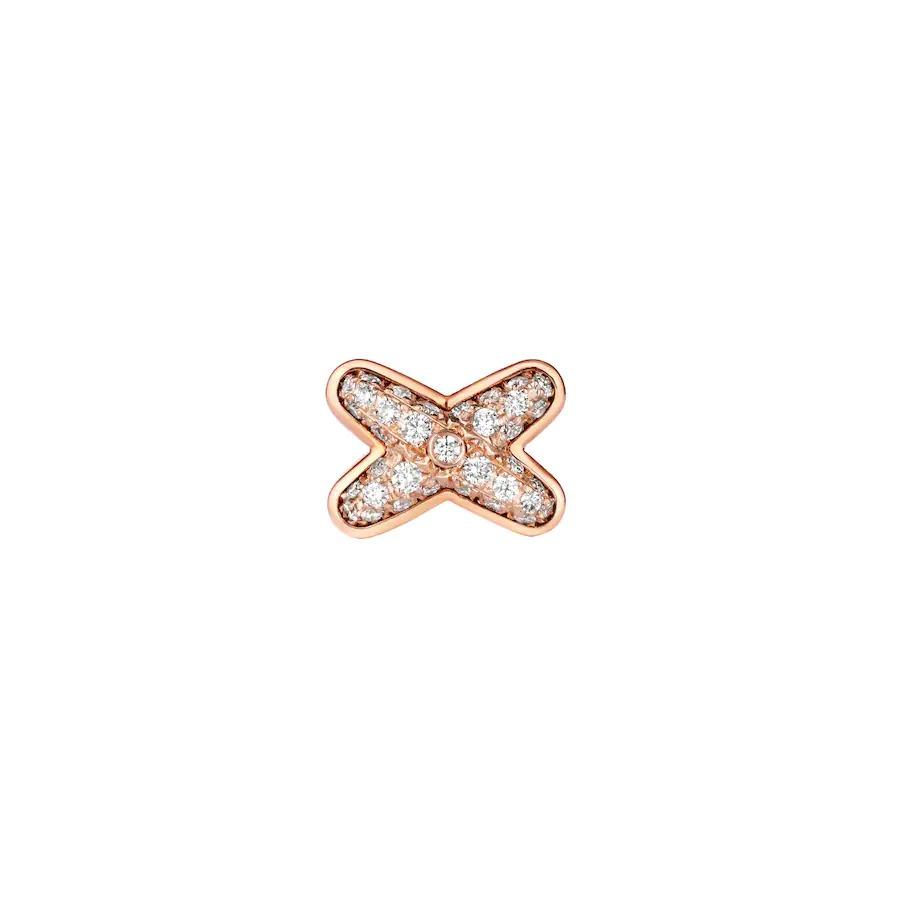 [Glow Jewelry]JEUX DE PINK GOLD DIAMOND EARRINGS