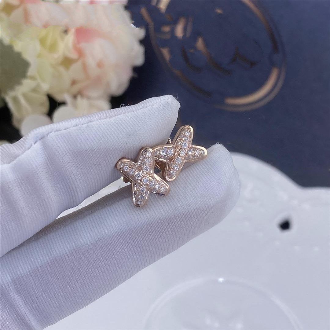 ¡®Glow Jewelry¡¯JEUX DE PINK GOLD DIAMOND EARRINGS