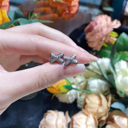 ¡®Glow Jewelry¡¯JEUX DE SILVER DIAMOND EARRINGS
