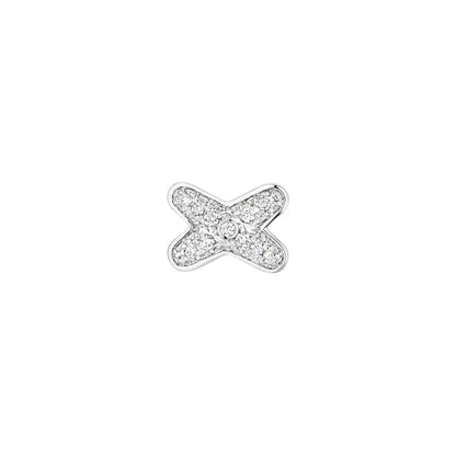 [Glow Jewelry]JEUX DE SILVER DIAMOND EARRINGS