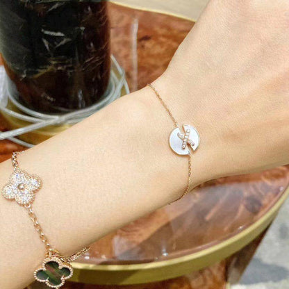 [Glow Jewelry]JEUX DE BRACELET MOP PINK GOLD DIAMONDS