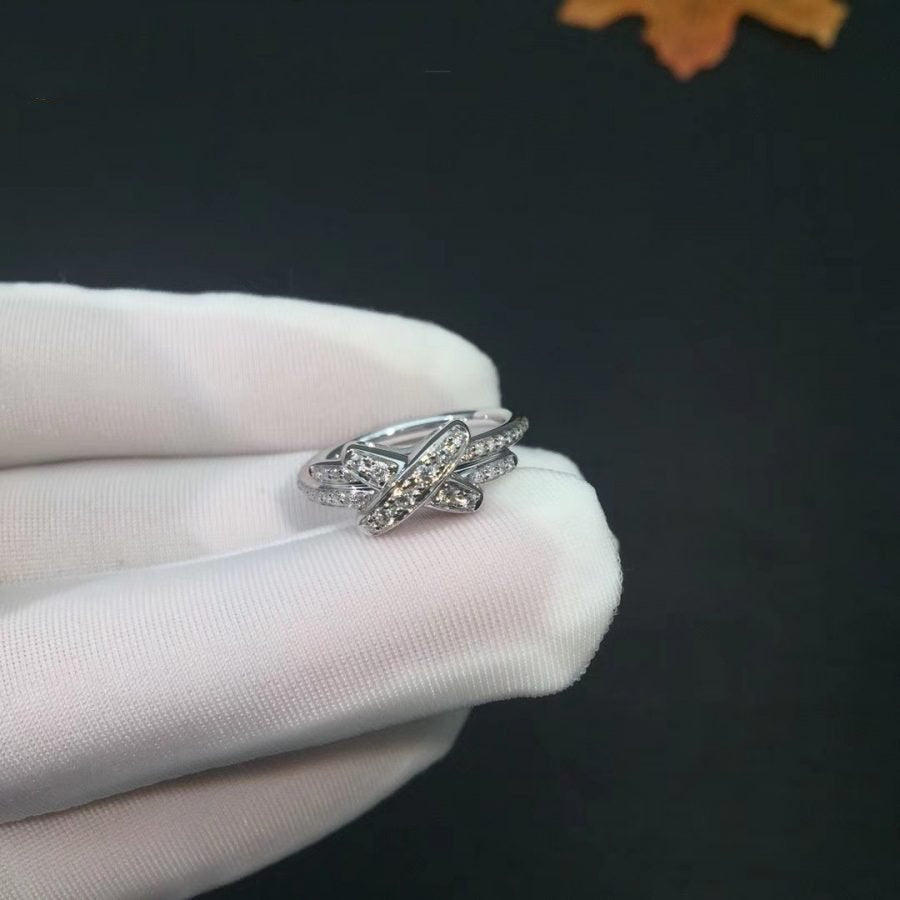 [Glow Jewelry]JEUX DE SILVER DIAMOND RING