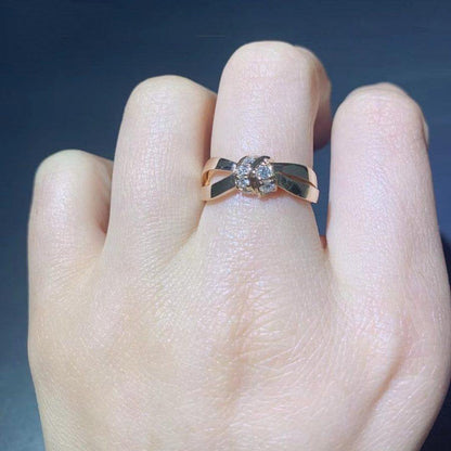 ¡®Glow Jewelry¡¯LIENS RING PINK GOLD DIAMOND