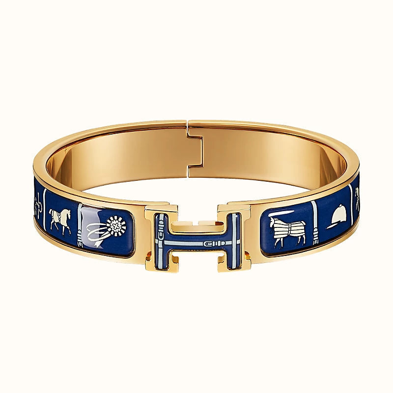 [Glow Jewelry]H COUVERTURES DARK BLUE BRACELET