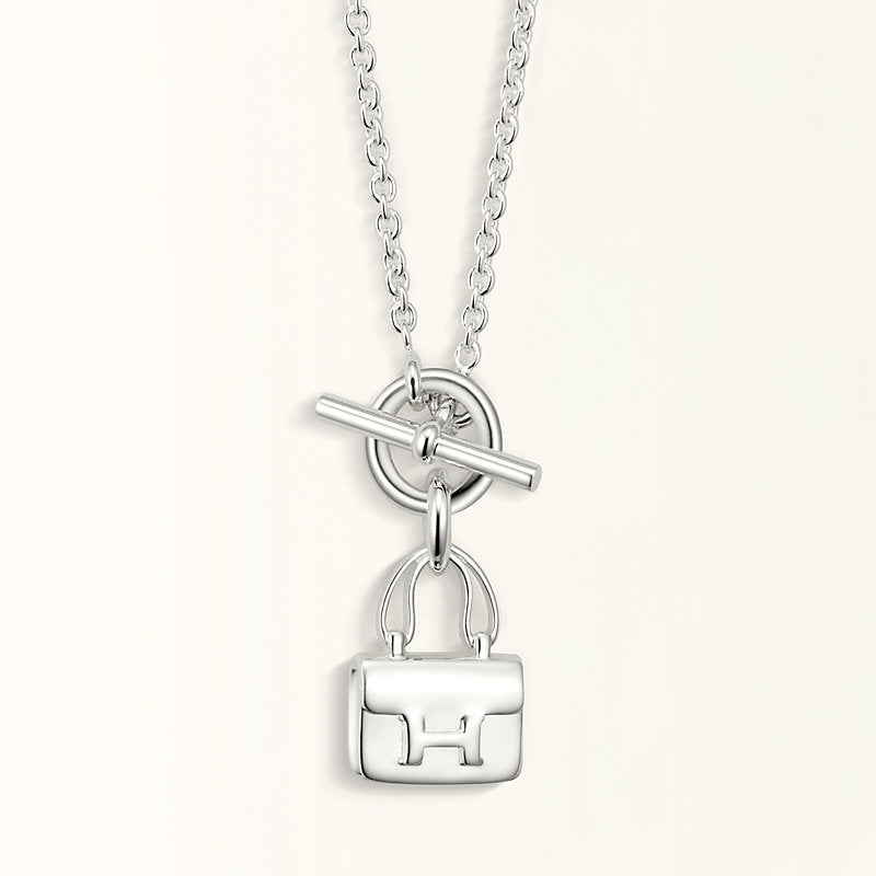 ¡®Glow Jewelry¡¯POP H PEDANT SILVER NECKLACE