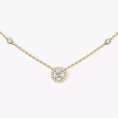 [Glow Jewelry]Diamond Necklace 0,20ct Brilliant Shape Joy