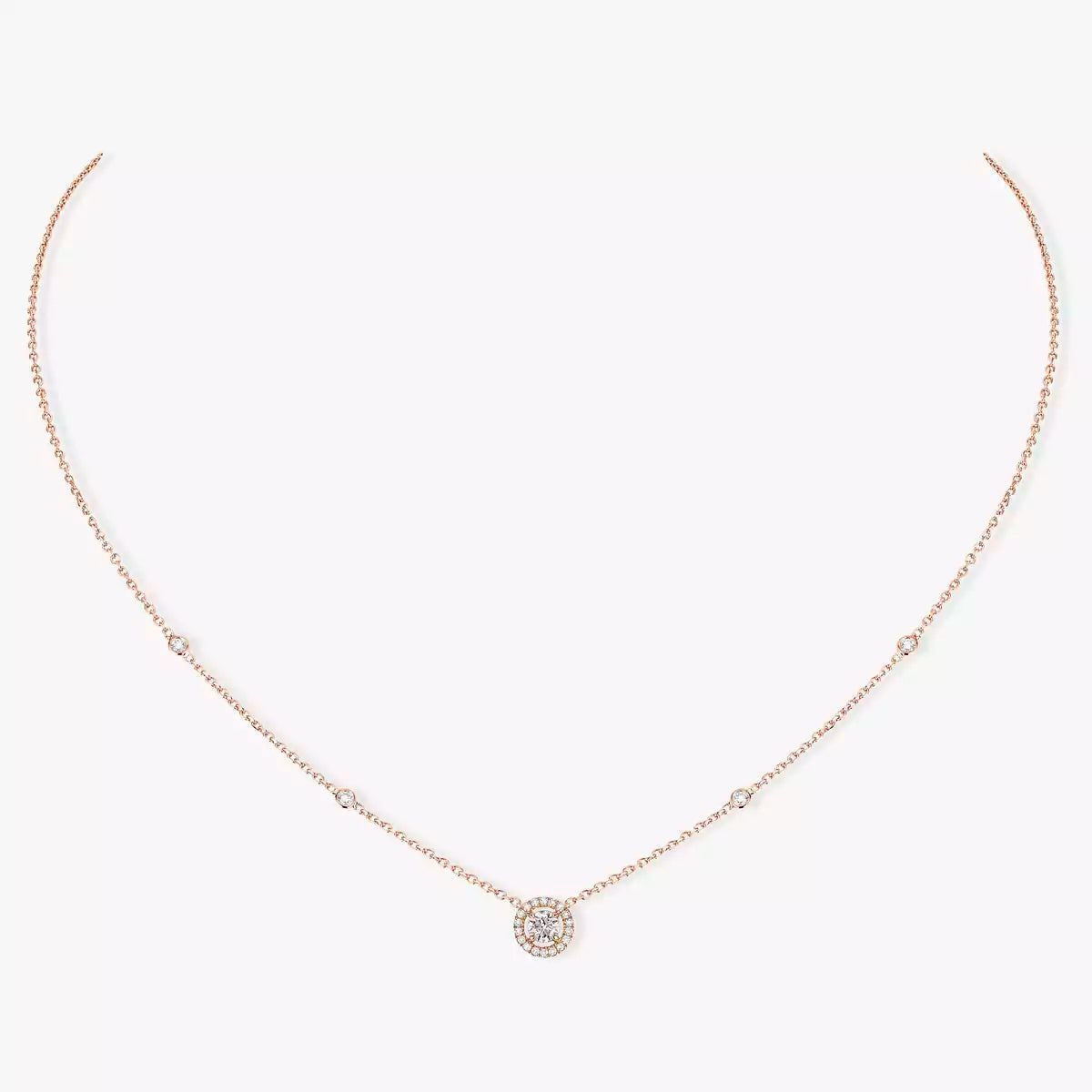 [Glow Jewelry]Diamond Necklace 0,20ct Brilliant Shape Joy