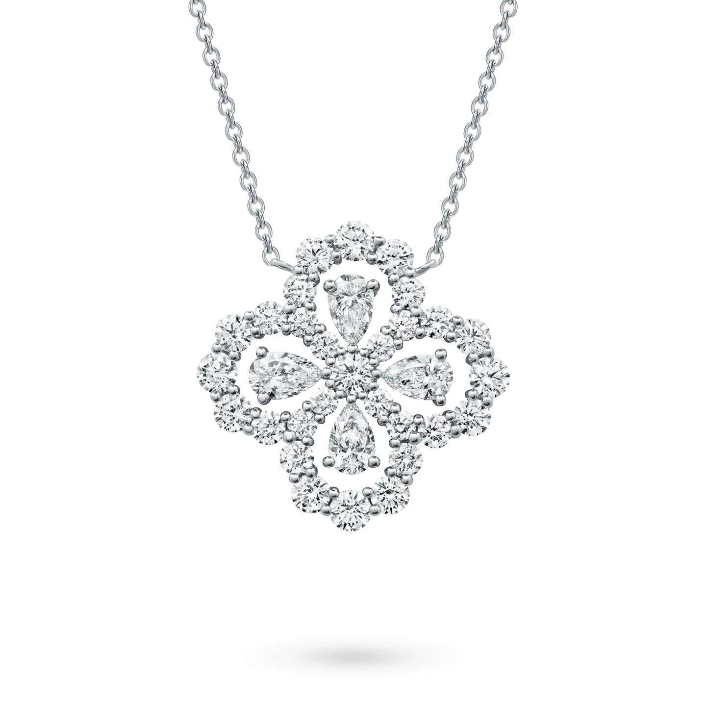 ¡®Glow Jewelry¡¯LOOP-HALSKETTE VOLLMOTIV DIAMANT 16MM VERSCHIEDENE FARBEN