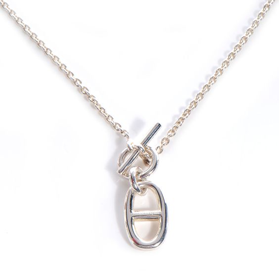 [Glow Jewelry]HM CHAINE D'ANCRE PENDANT NECKLACE STERLING SILVER