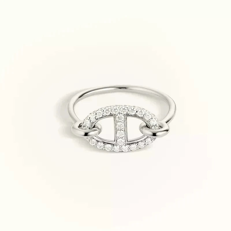 ¡®Glow Jewelry¡¯RONDE SMALL SILVER DIAMOND RING