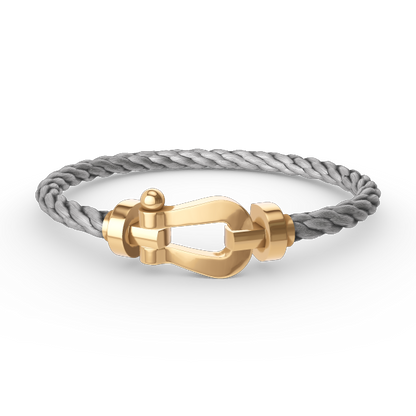 [Glow Jewelry]FORCE LARGE HORSESHOE NO DIAMOND BRACELET GOLD