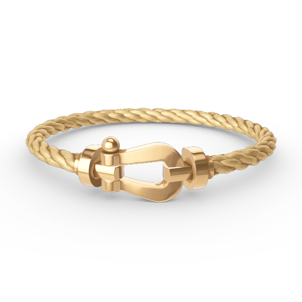 [Glow Jewelry]FORCE LARGE HORSESHOE NO DIAMOND BRACELET GOLD
