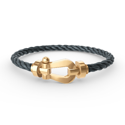[Glow Jewelry]FORCE LARGE HORSESHOE NO DIAMOND BRACELET GOLD