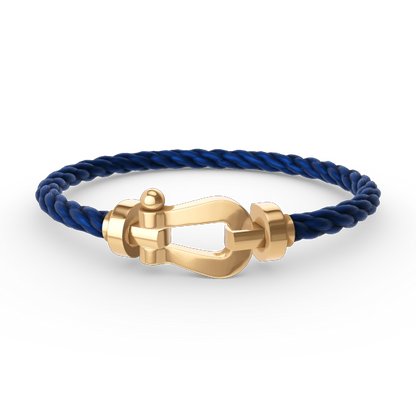 [Glow Jewelry]FORCE LARGE HORSESHOE NO DIAMOND BRACELET GOLD