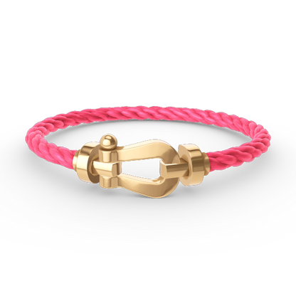 [Glow Jewelry]FORCE LARGE HORSESHOE NO DIAMOND BRACELET GOLD