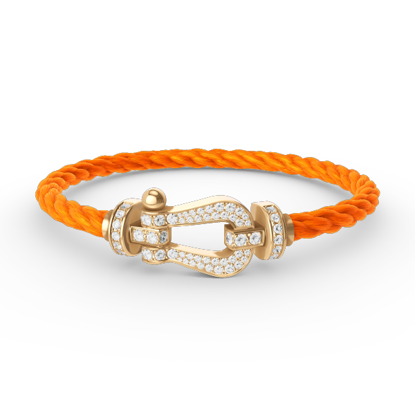 ¡®Glow Jewelry¡¯FORCE LARGE HORSESHOE FULL DIAMOND BRACELET GOLD