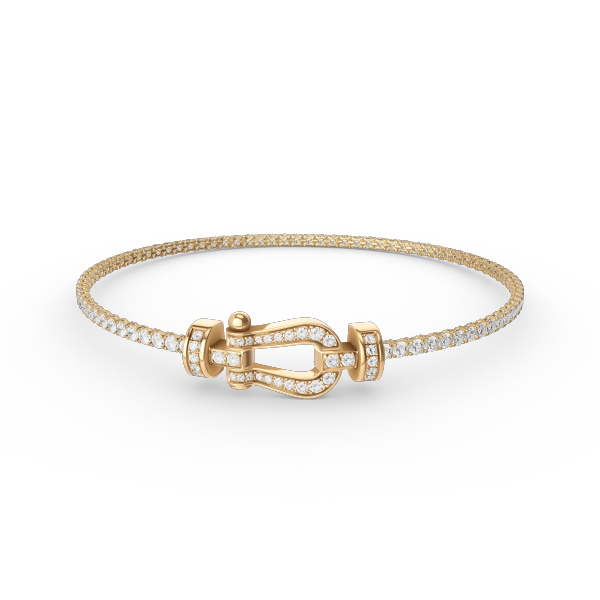 [Glow Jewelry]FORCE  HORSESHOE  DIAMOND TENNIS BRACELET