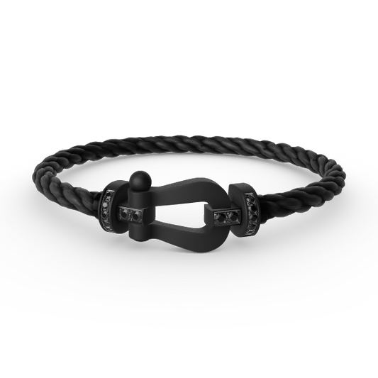 ¡®Glow Jewelry¡¯FORCE LARGE SERIES HORSESHOE BLACK SAMURAI BRACELET