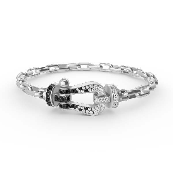 ¡®Glow Jewelry¡¯FORCE LARGE HORSESHOE CLASP  METAL BRACELET