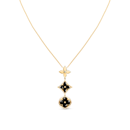 ¡®Glow Jewelry¡¯STAR AND SUN ONYX PINK GOLD NECKLACE