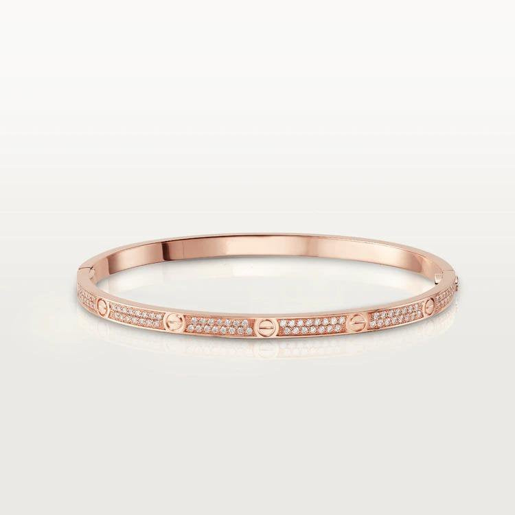 ¡®Glow Jewelry¡¯LOVE BRACELET 3.65MM DIAMOND-PAVED