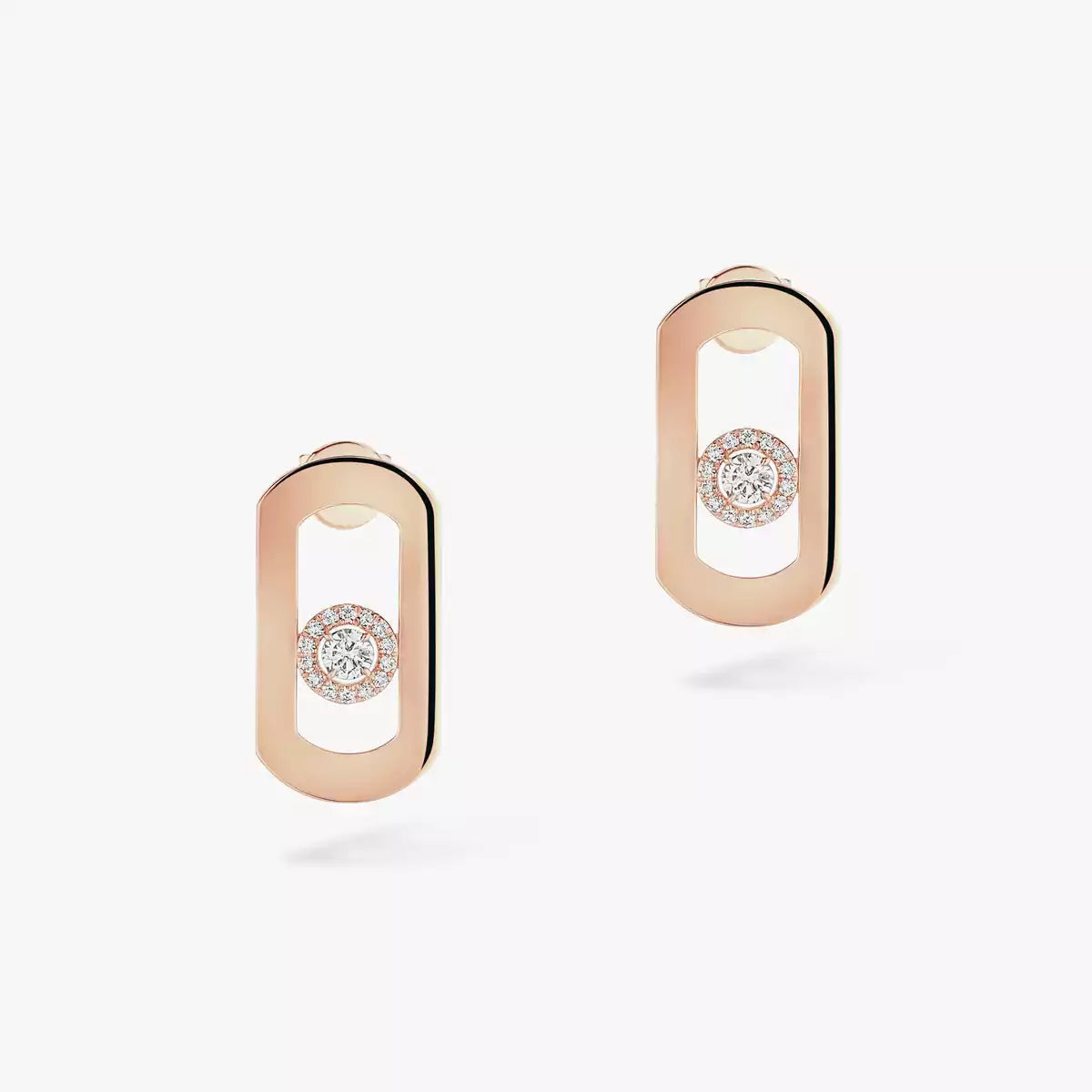 [Glow Jewelry]So Move Diamond Earrings in Yellow Gold