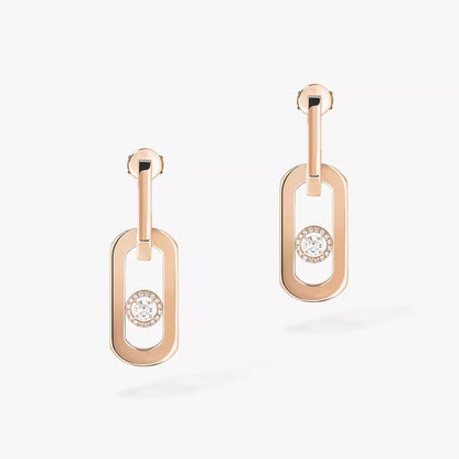 [Glow Jewelry] So Move XL Diamond Hoop Earring