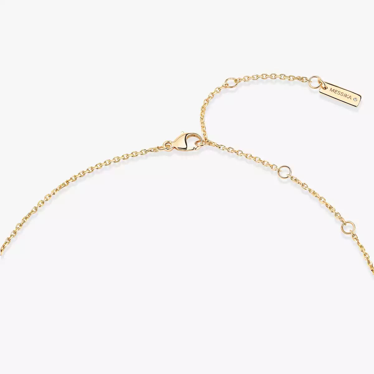 [Glow Jewelry]Lucky Eye Diamond Necklace in Rose Gold and Turquoise