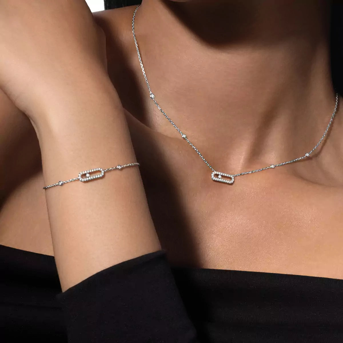 [Glow Jewelry]Diamond Necklace Move Uno