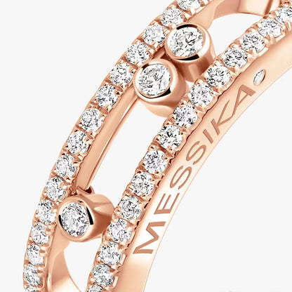 [Glow Jewelry] Baby Move Gold Diamond Pave_ Ring