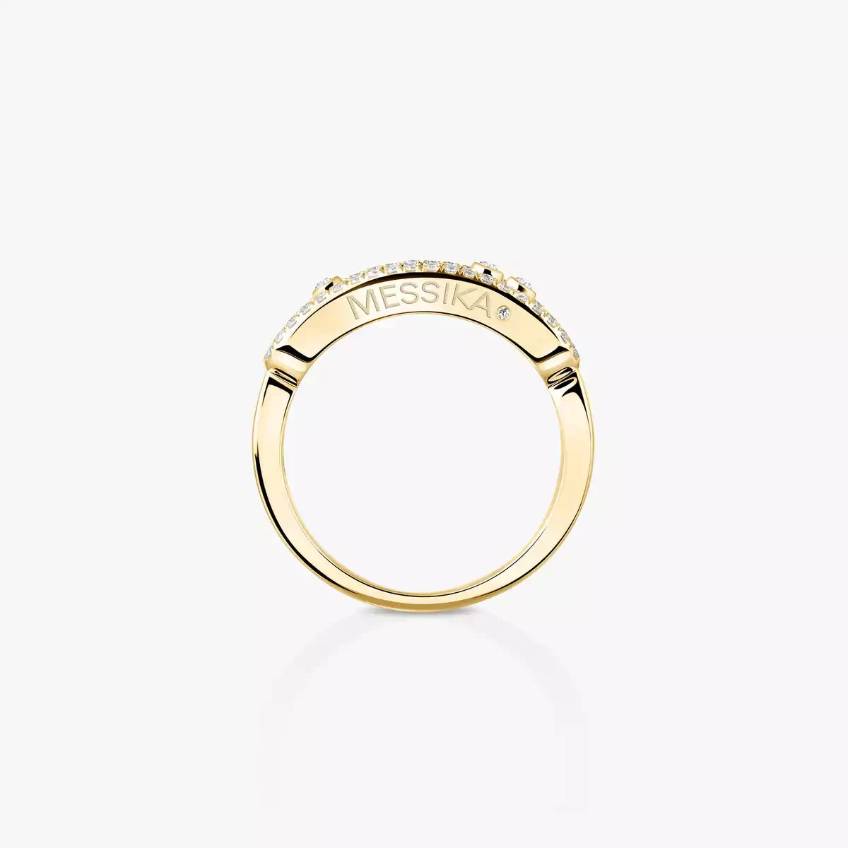 [Glow Jewelry] Baby Move Gold Diamond Pave_ Ring