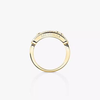 [Glow Jewelry] Baby Move Gold Diamond Pave_ Ring