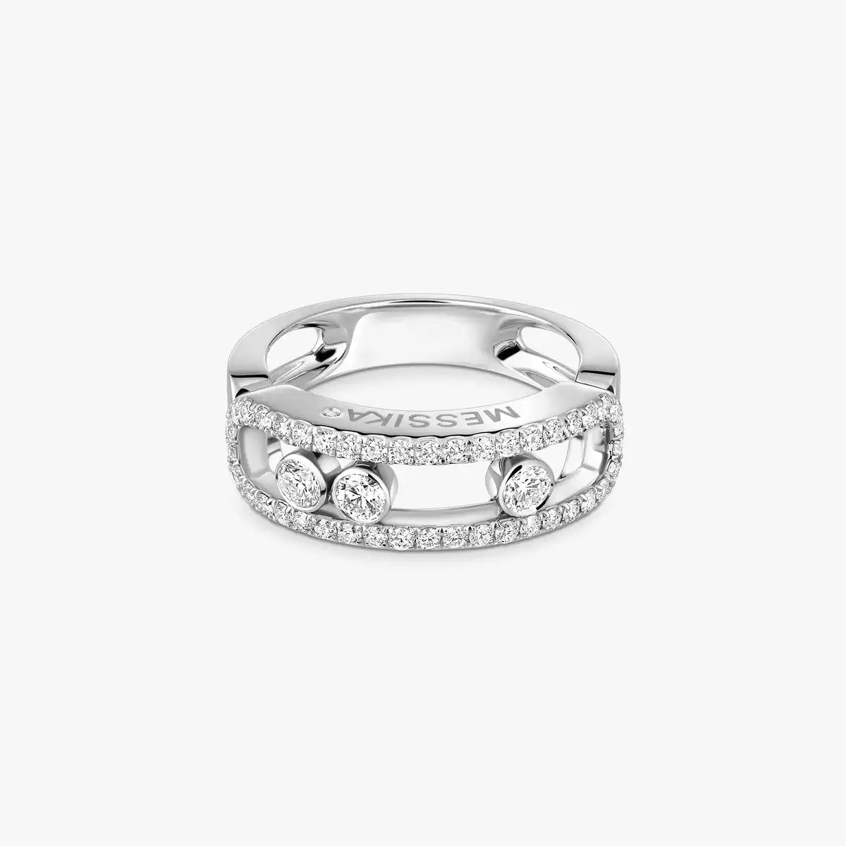 [Glow Jewelry] Move Gold Diamond Pave_ Ring