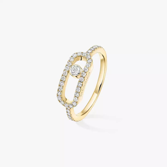 [Glow Jewelry]Move Uno Diamond Ring in Gold