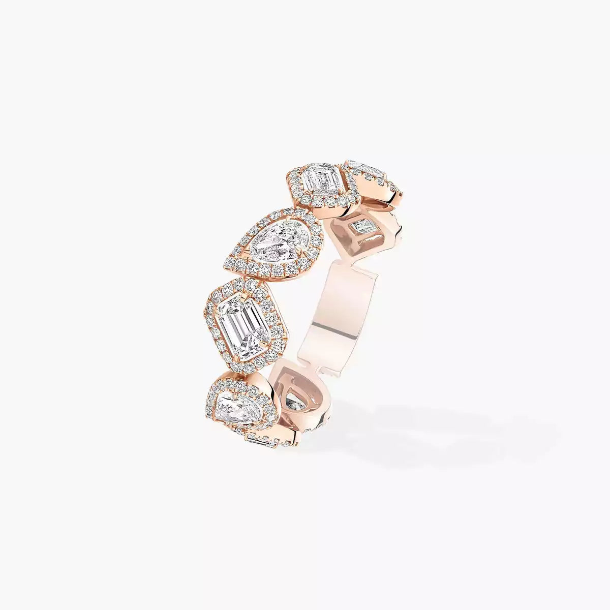 [Glow Jewelry]Diamond Wedding Ring My Twin