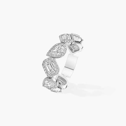 [Glow Jewelry]Diamond Wedding Ring My Twin