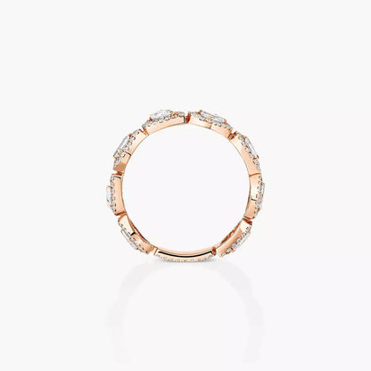 [Glow Jewelry]Diamond Wedding Ring My Twin