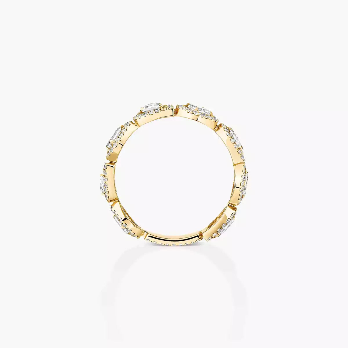 [Glow Jewelry]Diamond Wedding Ring My Twin