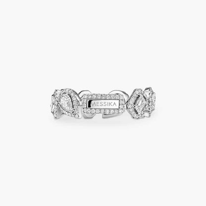 [Glow Jewelry]Diamond Wedding Ring My Twin