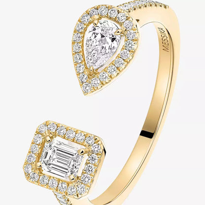 [Glow Jewelry]My Twin Toi Gold Diamond Ring