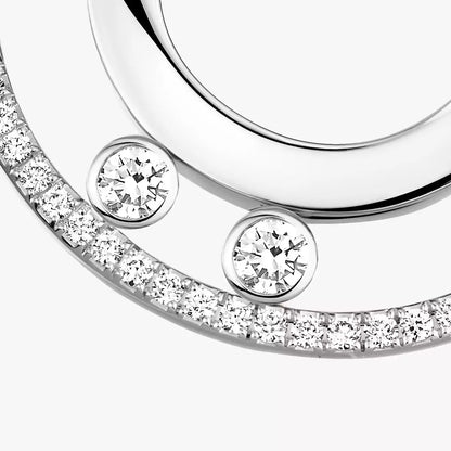 [Glow Jewelry]Move Romane Small Diamond Hoop Earrings