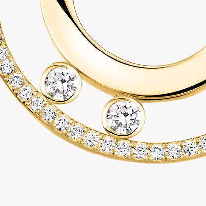 [Glow Jewelry]Move Romane Small Diamond Hoop Earrings