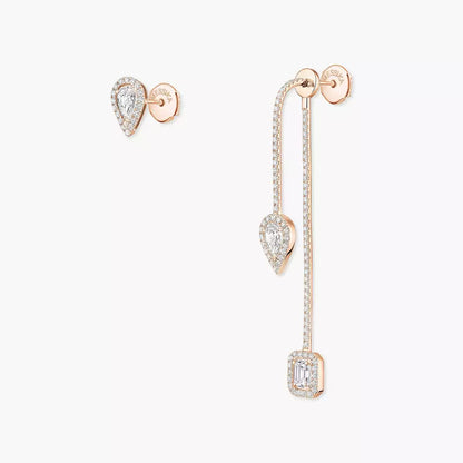 [Glow Jewelry]Diamond Drop Earrings My Twin