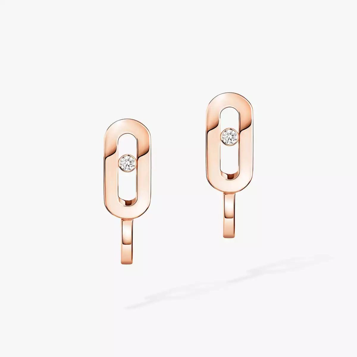 [Glow Jewelry]Diamond Mini Hoop Earrings Move Classique
