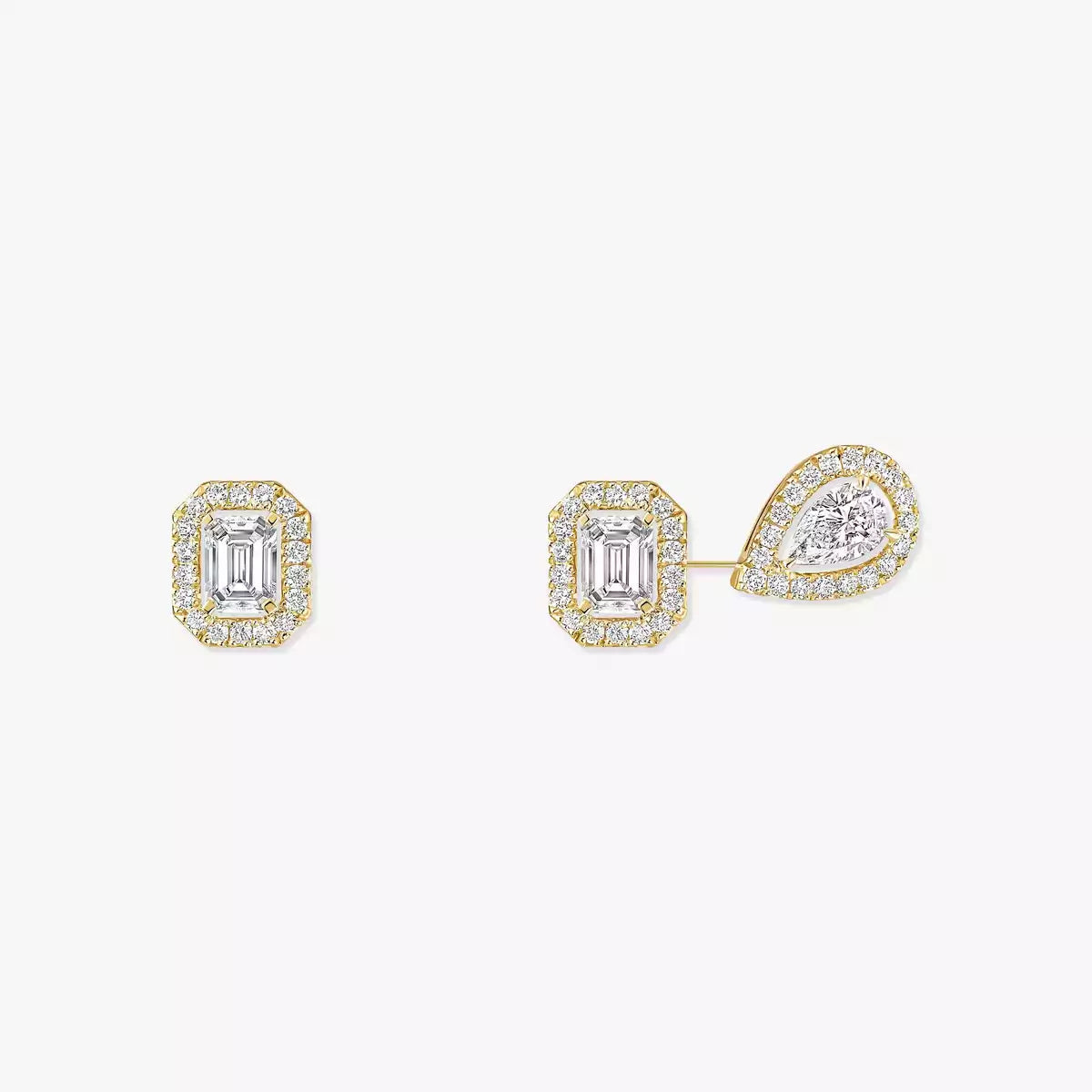 [Glow Jewelry]Diamond Earrings 0,10ct My Twin 1+2
